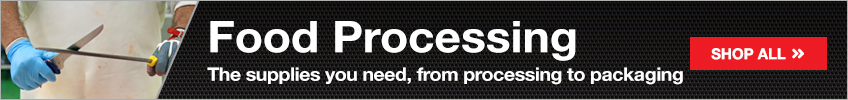 Food Processing - the supplies you need from processing to packaging 