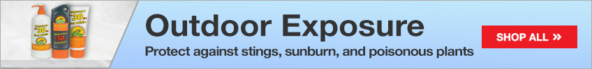 Outdoor Exposure - Protect against stings, sunburn, and poisonous plants