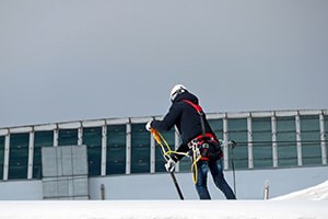 Safe Rooftop Snow Removal 