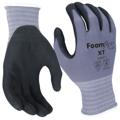 NSI Foamflex® XT Nitrile Microfoam Palm Coated Nylon & Spandex