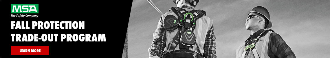 MSA Fall Protection Trade-Out Program. Click here to learn more!