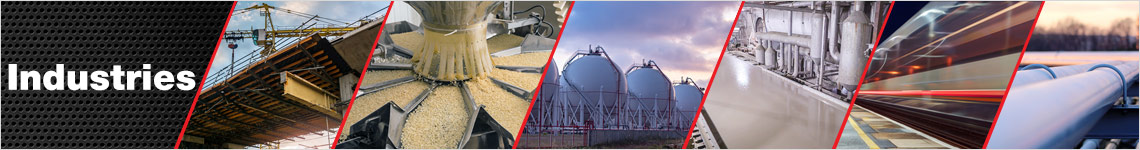 Verticals banner with images from various types of jobs
