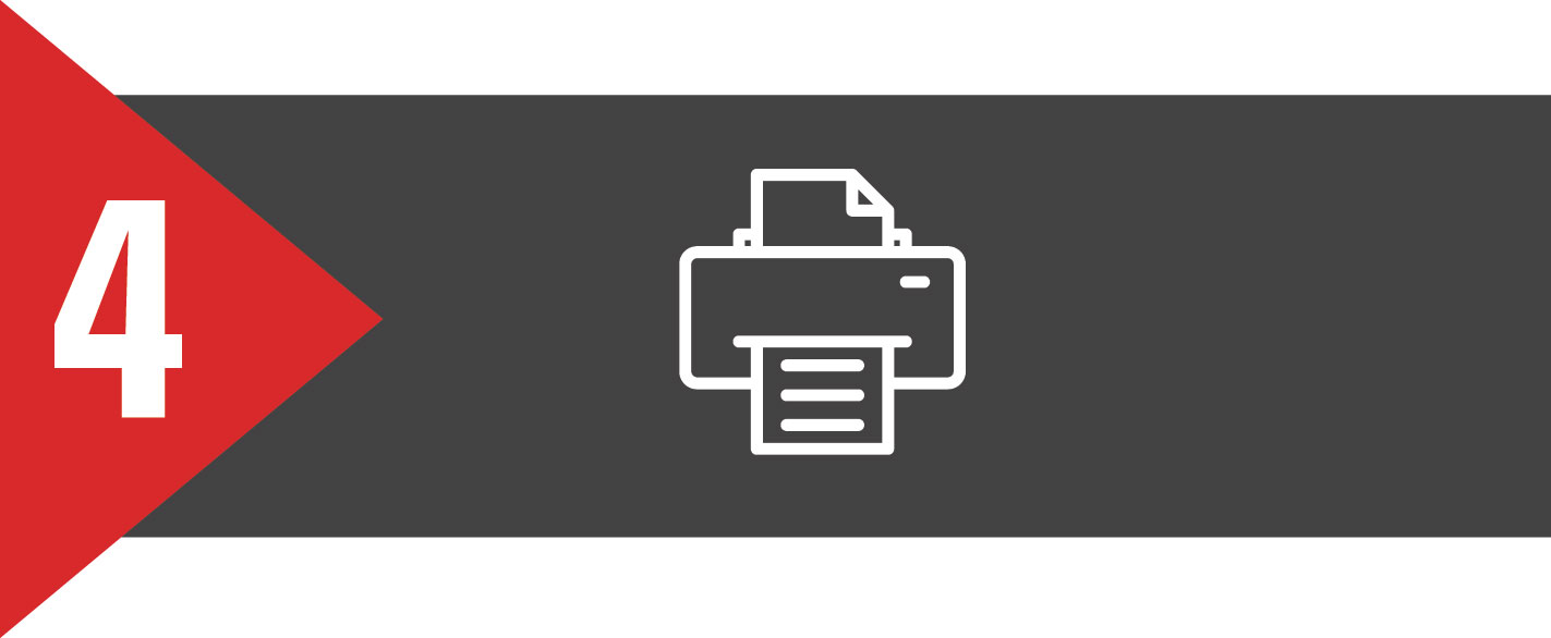 step four printer icon