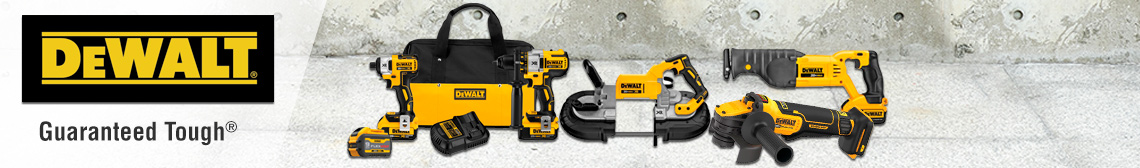Dewalt Guaranteed Tough. Click here to shop now!