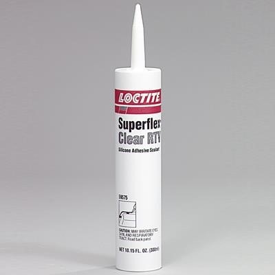 Superflex™ Clear RTV Silicone Adhesive Sealant, 300 ml Tube–            Temperature Resistance -65°F – 450°F