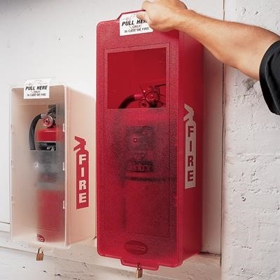 Large Fire Extinguisher Cabinet, Fits Tall 10 lb. Units