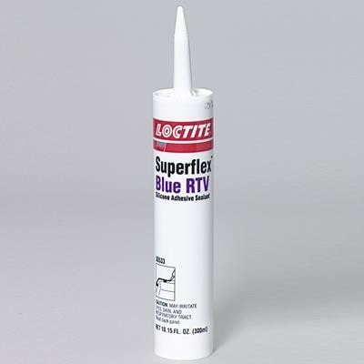 Superflex™ Blue RTV Silicone Adhesive Sealant, 300 ml Tube–             Temperature Resistance -65°F – 500°F