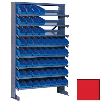 Pick Rack Sloped Shelving System – 40-Bin Single-Sided Rack