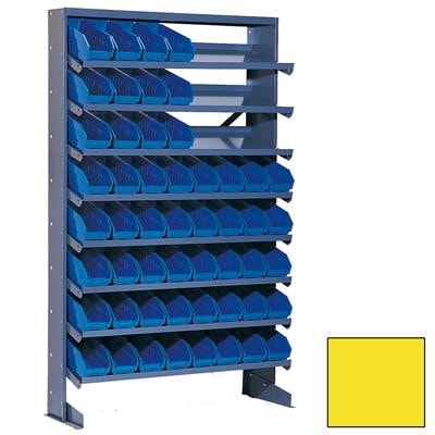 Pick Rack Sloped Shelving System – 40-Bin Single-Sided Rack