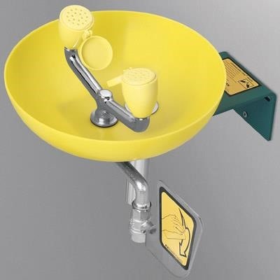 Eyesaver® Wall Mount Plastic Bowl Emergency Eye Wash & Face Wash Station
