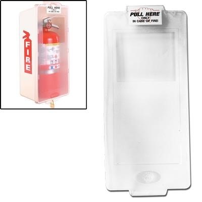Clear Replacement Cover for Large Fire Extinguisher Cabinet