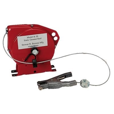 Retractable Static Grounding Cable Reel with 20' Cable
