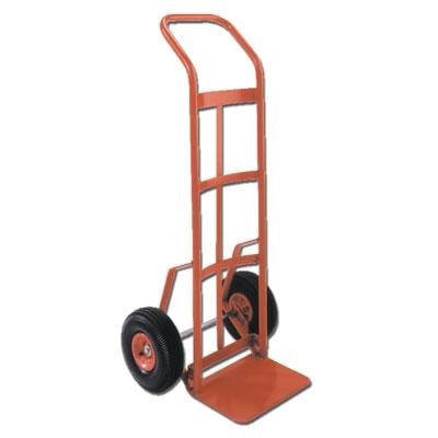 Heavy-Duty Schedule 40 Pipe Frame Steel Hand Truck, Mold-On Rubber Wheels