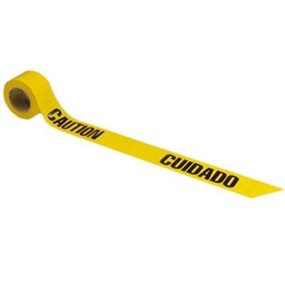 2 Mil Yellow Economy Barrier Tape, 3" x 1000' – Caution Cuidado (Bilingual)