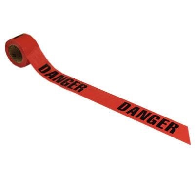 2 Mil Red Economy Barrier Tape, 3" x 1000' – Danger