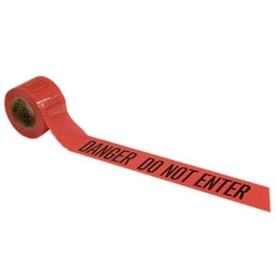 2 Mil Red Economy Barrier Tape, 3" x 1000' – Danger Do Not Enter