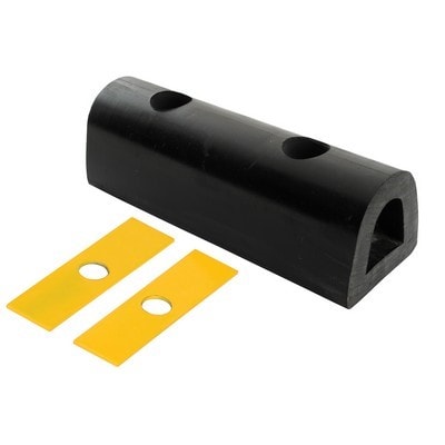 12" x 4.25" x 4" Extruded Rubber Fender Bumper
