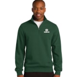 Men's 1/4-Zip Sweatshirt, Custom Product Add Your Logo thumbnail 3