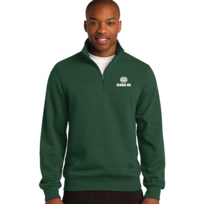 Men's 1/4-Zip Sweatshirt, Custom Product Add Your Logo