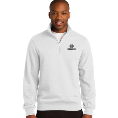 Men's 1/4-Zip Sweatshirt, Custom Product Add Your Logo