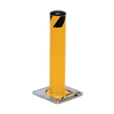 24" x 5.5" Surface Mounted Steel Pipe Bollard