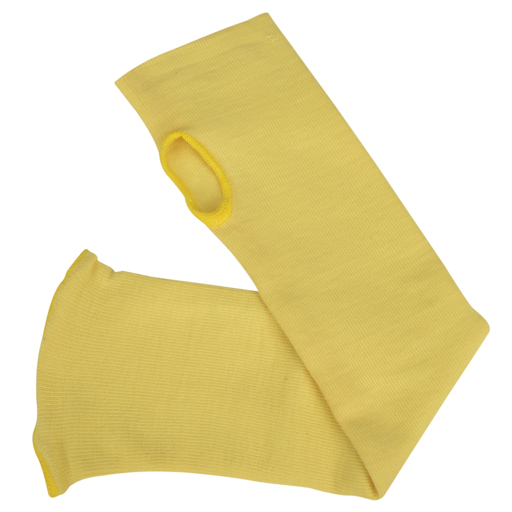 18" Kevlar® 2-Ply Seamless Level A3 Cut Resistant Thumb Slot Sleeve 