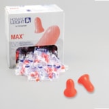 MAXIMUM® Pre-Shaped Uncorded NRR 33 Disposable Ear Plugs, 200 Pair thumbnail 1