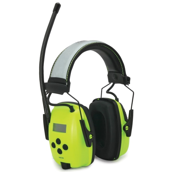 Sync Hi-Vis NRR 25 Digital AM FM Radio Ear Muffs
