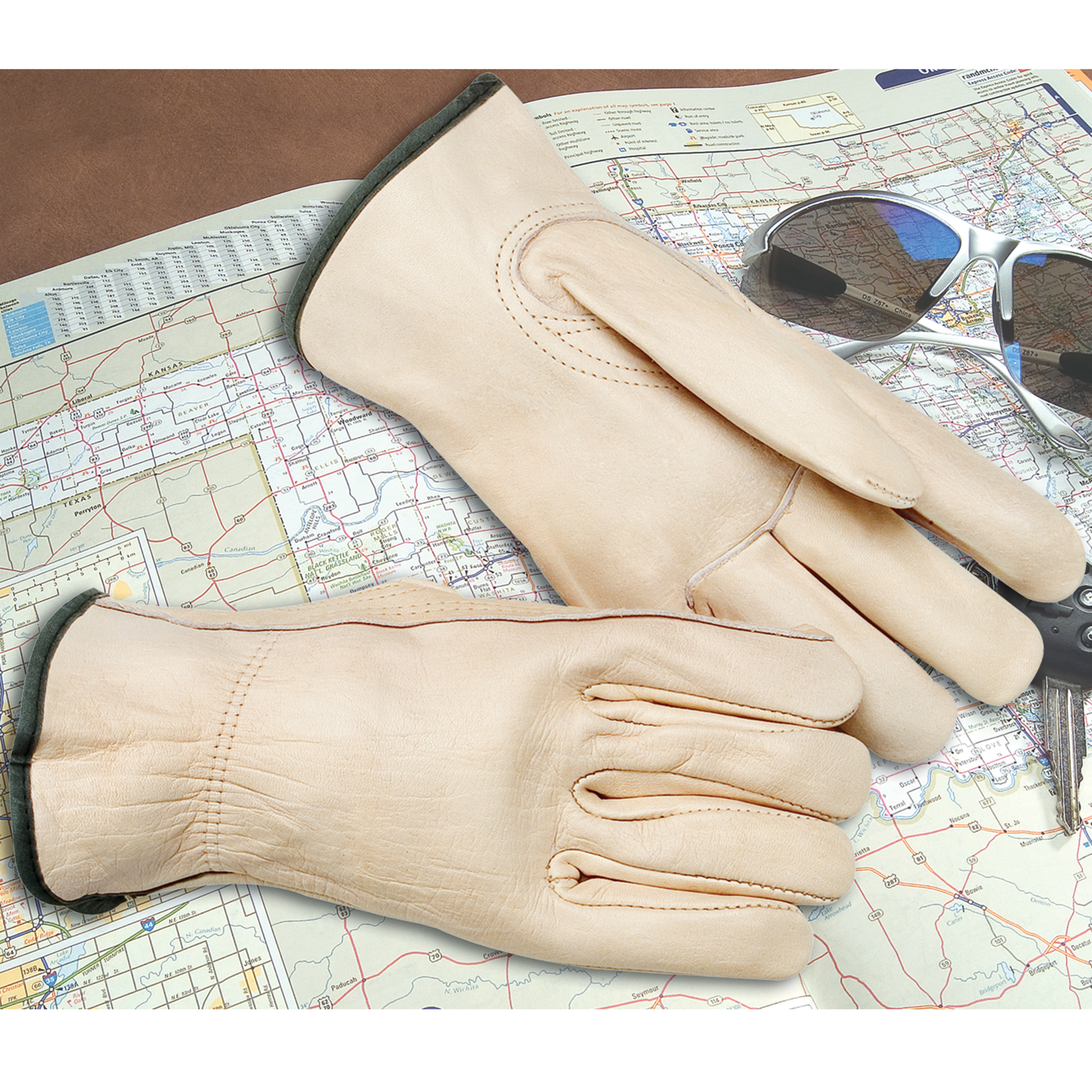 NSI Keystone Thumb Grain Leather Driver's Gloves - 1665 - Northern