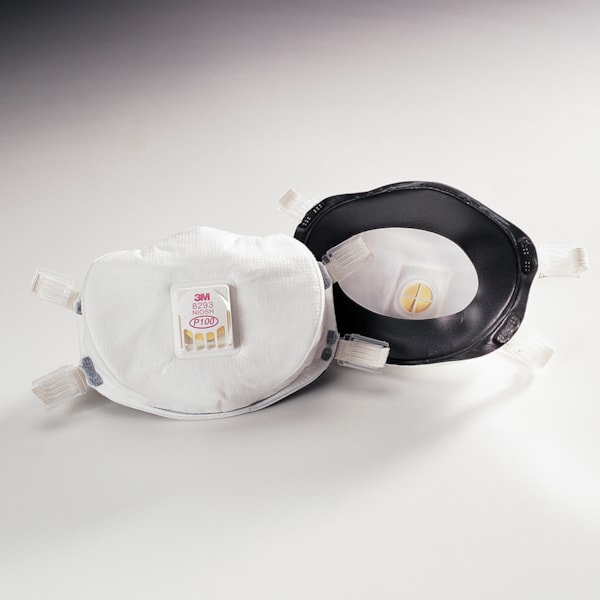 8293 P100 Maximum Efficiency Exhalation Valve Disposable Respirator Mask