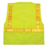 Class 2 Reflective Prismatic Stripe Hi-Vis Mesh Traffic Safety Vest thumbnail 2