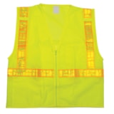 Class 2 Reflective Prismatic Stripe Hi-Vis Mesh Traffic Safety Vest thumbnail 3