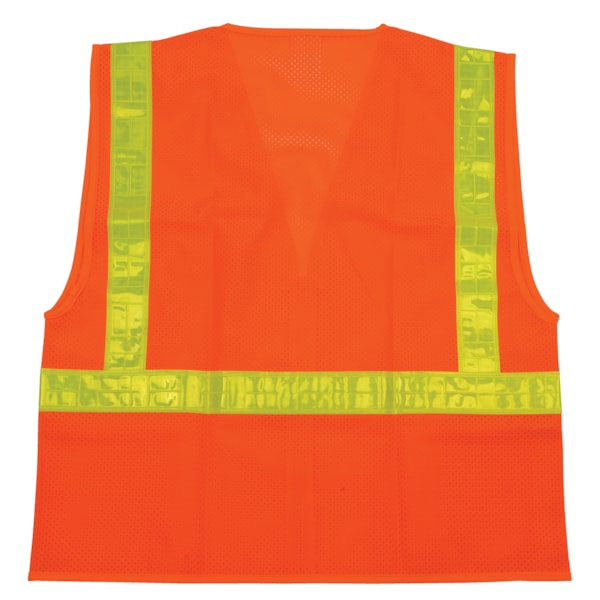 Class 2 Reflective Prismatic Stripe Hi-Vis Mesh Traffic Safety Vest