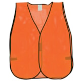 Economy Hi-Vis Orange Safety Vest thumbnail 2