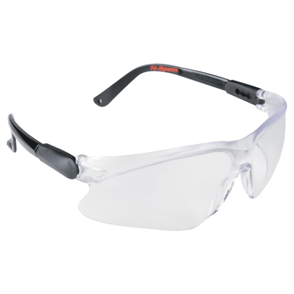 Clear Scratch-Resistant Lens Safety Glasses