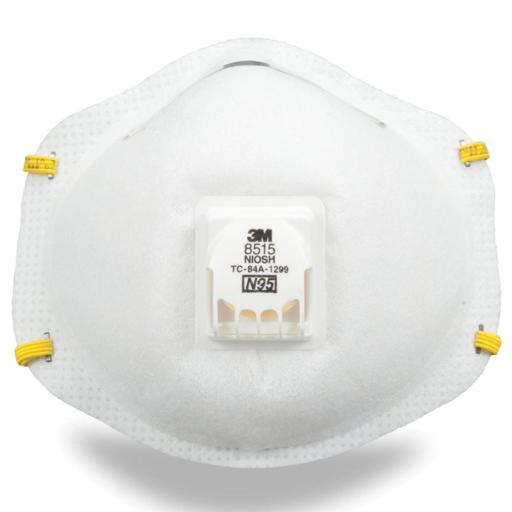 8515 N95 Exhalation Valve Disposable Welding Fume Respirator Masks, 10/Box
