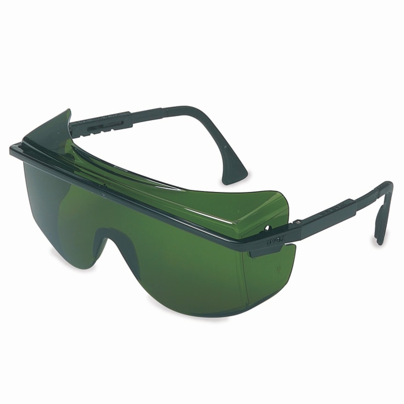 Astro OTG® 3001 Welding Shade 3.0 Anti-Scratch Lens & Black Frame Over-the-Glass Safety Glasses
