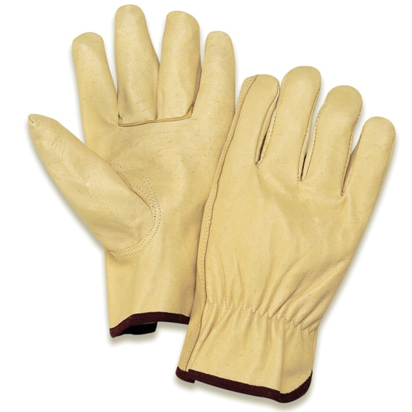 Grain Pigskin Leather Driver's Gloves