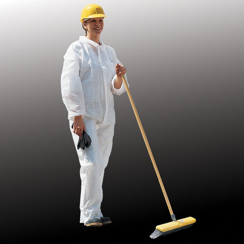 Polypropylene Standard Disposable Coveralls with Collar, Open Wrists & Ankles
