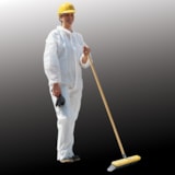Polypropylene Standard Disposable Coveralls with Collar, Open Wrists & Ankles thumbnail 1