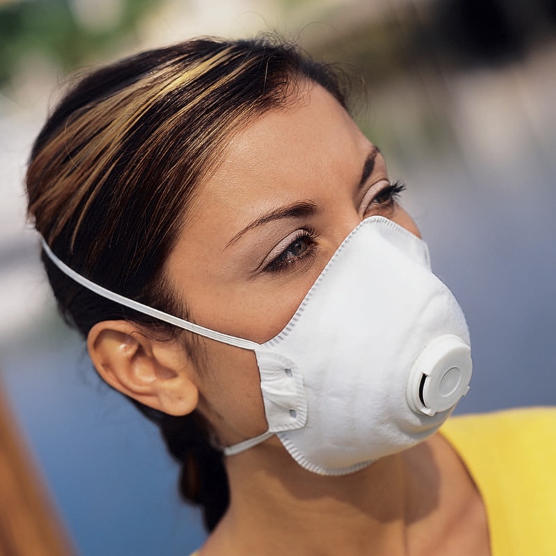 9300 N95 Exhalation Valve Disposable Respirator Masks, 10/Box