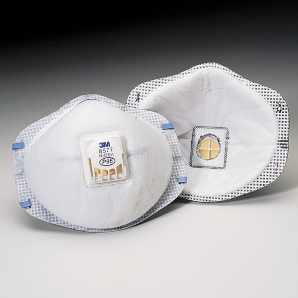 8577 P95 Exhalation Valve Disposable Respirator, 10/Box