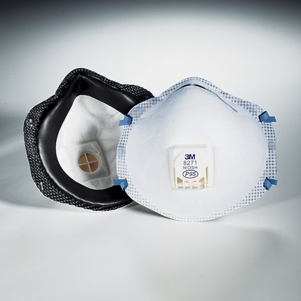 8271 P95 Exhalation Valve Disposable Respirator, 10/Box