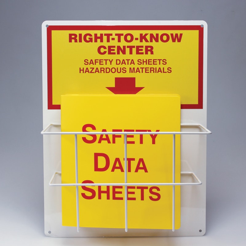 Right-To-Know Compliance Center with 1.5" Binder