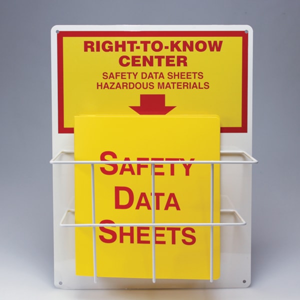 Right-To-Know Compliance Center with 1.5" Binder