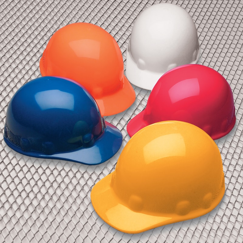 SuperEight™ 8-Point Ratchet Suspension Cap Hard Hat