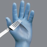 N-DEX® 8 mil Low Powder 9.5" Disposable Nitrile Gloves, 50/Box thumbnail 2