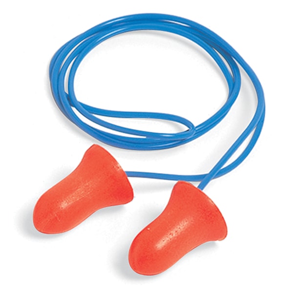 MAXIMUM® Pre-Shaped Corded NRR 33 Disposable Ear Plugs, 100 Pair