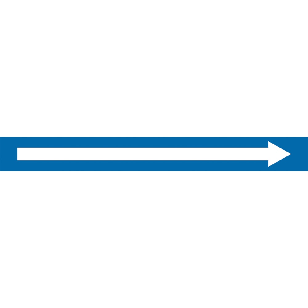 Directional Arrow Label Pipe Marker, 25/Pack