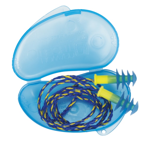 Fusion® Standard Size Blue Detachable Cord NRR 27 Reusable Ear Plugs, Pair
